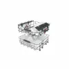 Pusiau įmontuojama indaplovė WHIRLPOOL WIC 3C26 F — 60 cm, 14 komplektų, 46 dB, energijos klasė E