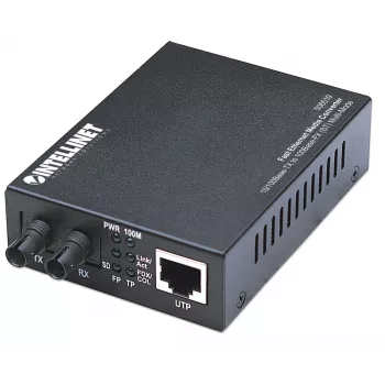 Intellinet Fast Ethernet Media Converter, 10/100Base-Tx į 100Base-Fx (ST) kelių režimų, 2 km