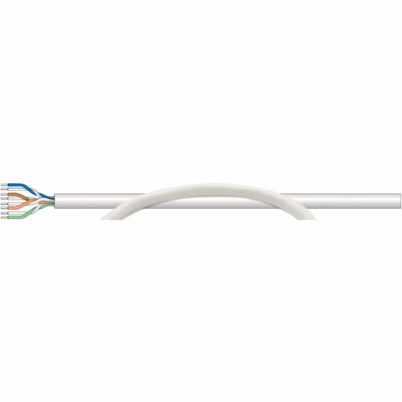 Intellinet Network Bulk Cat6 kabelis, 23 AWG, viengyslė varinė viela, 305 m, pilkas, CCA, U/UTP, dėžė