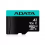 MicroSDXC atminties kortelė ADATA 128GB UHS-I Premier Pro V30 U3 Class 10, 100/80 MB/s, atspari vandeniui, su SD adapteriu