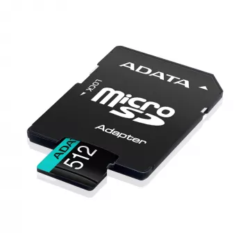 ADATA Premier Pro 512GB microSDXC Class 10 atminties kortelė