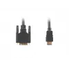 LANBERG HDMI (vyriškas) į DVI-D (vyriškas) vaizdo kabelio adapteris, 1,8 m, juodas, maks. raiška 1920x1200