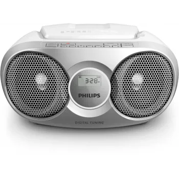 Nešiojama stereo sistema Philips AZ215S/12 3 W FM sidabrinė