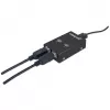 USB jungiklis MANHATTAN 162005, USB 2.0 Type-B, 2 prievadai, 480 Mbps, 1,5 m laidas, baltas