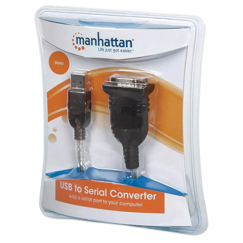 USB-A į Serial konverterio kabelis Manhattan 205146