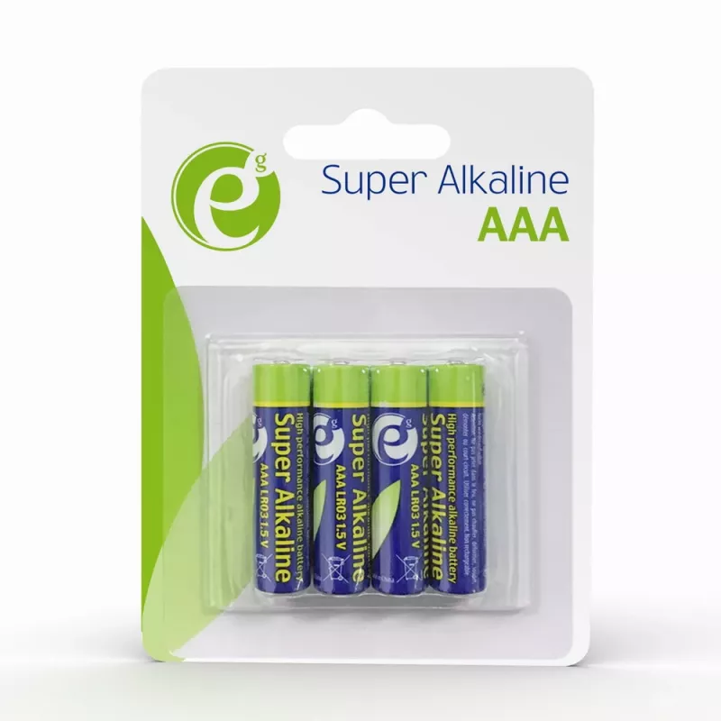 Vienkartinė baterija Gembird ENERGENIE EG-BA-AAA4-01