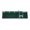 Laidinė mechaninė žaidimų klaviatūra IBOX AURORA K-4 — QWERTY, 108 klavišų, LED reguliuojamas apšvietimas, atspari vandeniui, USB, 1,6 m laidas