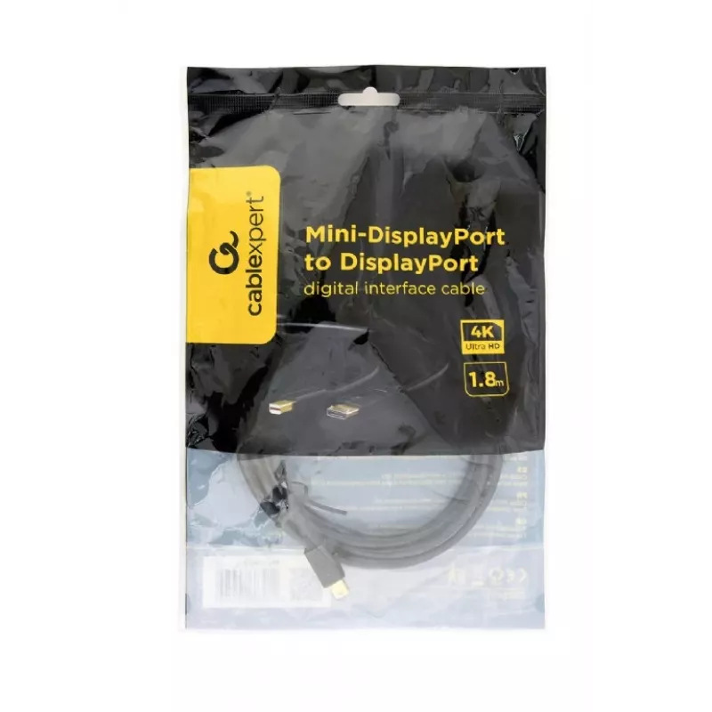 GEMBIRD Mini DisplayPort į DisplayPort skaitmeninis kabelis 2,0 m - juodas