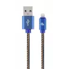 Lightning laidas Cablexpert CC-USB2J-AMLM-2M-BL, 2 m, mėlynas
