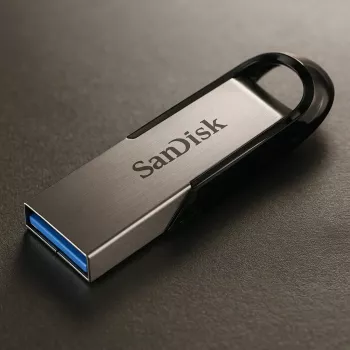 WESTERN DIGITAL SanDisk Ultra Flair 256GB USB atmintukas USB 3.0 juodas/sidabrinis