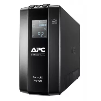 APC Back-UPS PRO BR900MI nepertraukiamo maitinimo šaltinis – 6x C13 išėjimai, USB, 900VA, linijinis interaktyvus, 0,9 kVA, 540 W, sinusas, 176 V, 294 V