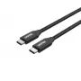 USB-C į USB-C laidas Unitek C14059BK — 2 m, 5 A, 20 V, 480 Mbit/s, juodas