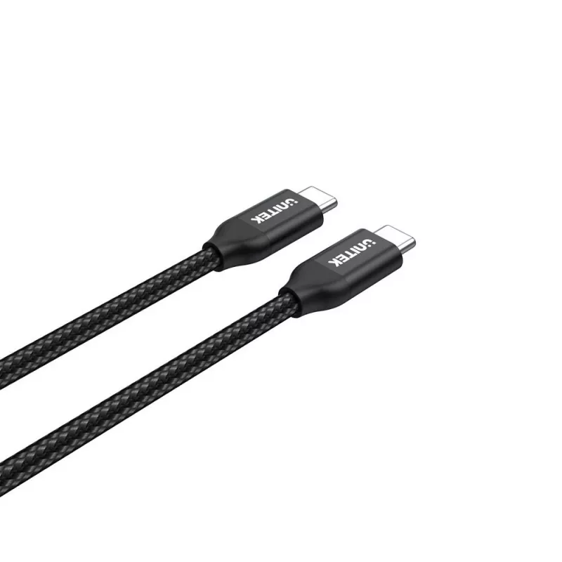 USB-C į USB-C laidas Unitek C14059BK — 2 m, 5 A, 20 V, 480 Mbit/s, juodas
