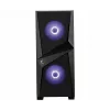 MSI MAG FORGE 100M Mid Tower žaidimų kompiuterio korpusas 'Juodas, 2x 120mm RGB PWM ventiliatorius, 1x 120mm ventiliatorius, 1-6 RGB valdiklis, grūdintas stiklas, ATX, mATX, mini-ITX'