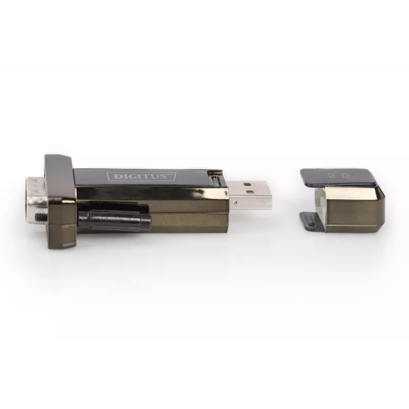 DIGITUS USB 2.0 į RS232 konverteris su DSUB 9M ir 80 cm USB kabeliu