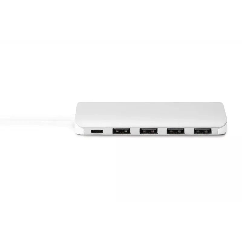DIGITUS USB-C HUB 4 prievadai PD 4x USB 3.0, 1x PD įkrovimas, pilka