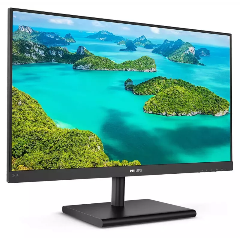 Philips E Line 245E1S/00 monitorius 60,5 cm (23,8 colio) 2560 x 1440 pikselių 2K Ultra HD LCD juodas