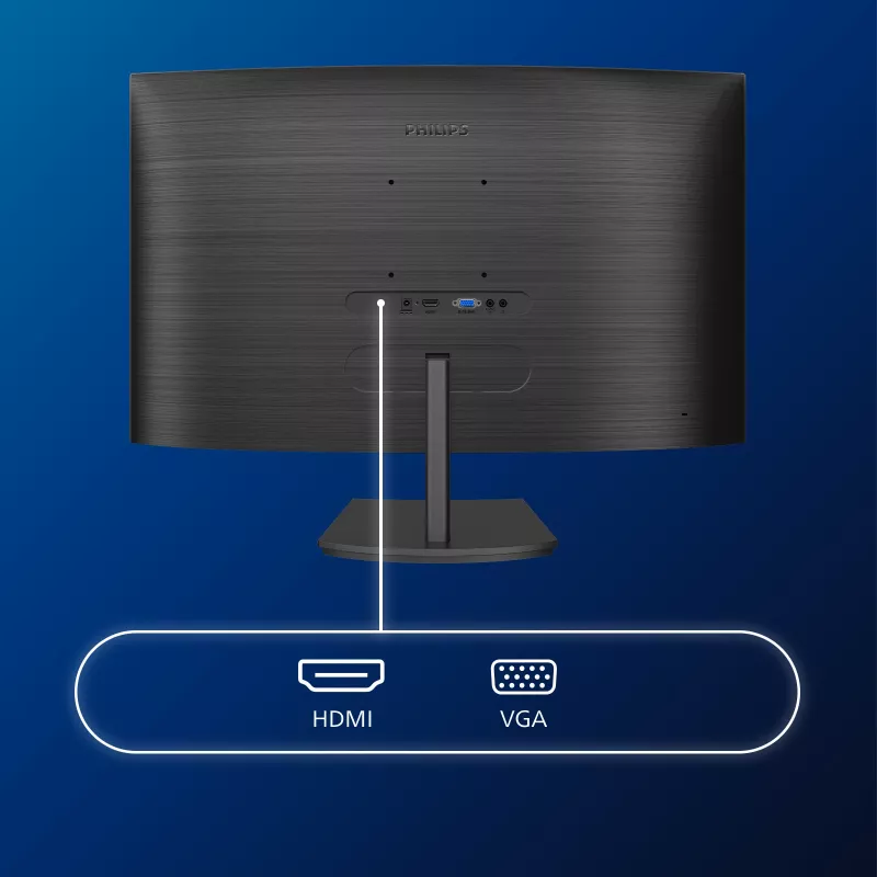 Philips E Line 271E1SCA/00 lenktas monitorius 27 colių Full HD LCD juodas