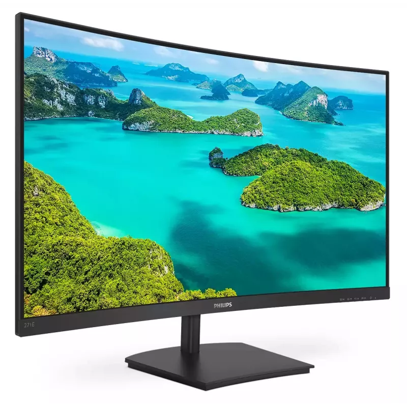 Philips E Line 271E1SCA/00 lenktas monitorius 27 colių Full HD LCD juodas