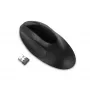 Kensington Pro Fit Ergo belaidė pelė – juoda, dešinei rankai, RF Wireless + Bluetooth, 1600 DPI, juoda