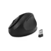 Kensington Pro Fit Ergo belaidė pelė – juoda, dešinei rankai, RF Wireless + Bluetooth, 1600 DPI, juoda