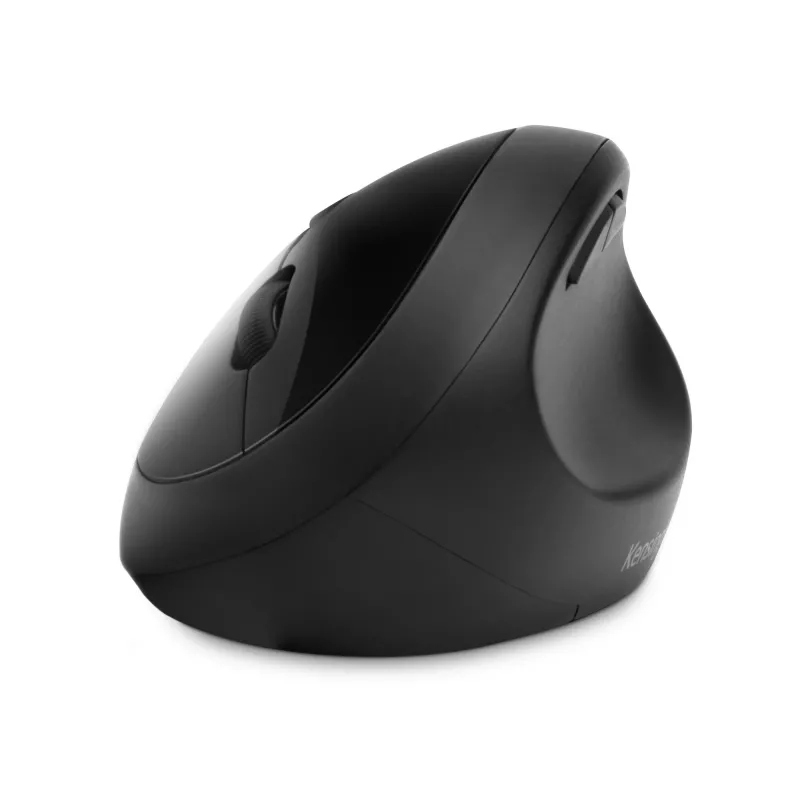 Kensington Pro Fit Ergo belaidė pelė – juoda, dešinei rankai, RF Wireless + Bluetooth, 1600 DPI, juoda