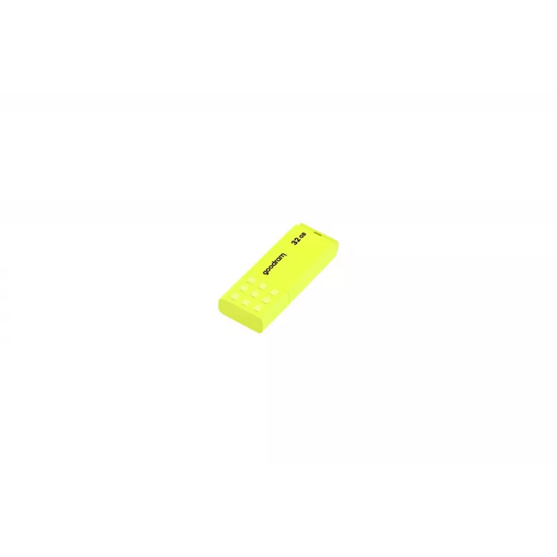 USB atmintukas GOODRAM UME2 32 GB USB Type-A 2.0, skaitymas 20 MB/s, rašymas 5 MB/s, geltonas