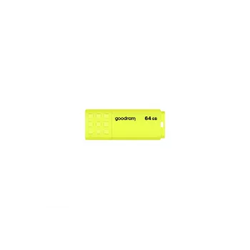 USB atmintukas GOODRAM UME2 64 GB USB Type-A 2.0, geltonas, su dangteliu