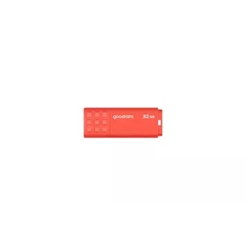 USB atmintukas GOODRAM UME3 32GB USB-A 3.2 Gen 1, oranžinis, 59,6×20,6×9,2 mm