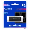 USB atmintukas GOODRAM UME3 64 GB, USB Type-A 3.2 Gen 1, skaitymas 60 MB/s, rašymas 20 MB/s, juodas