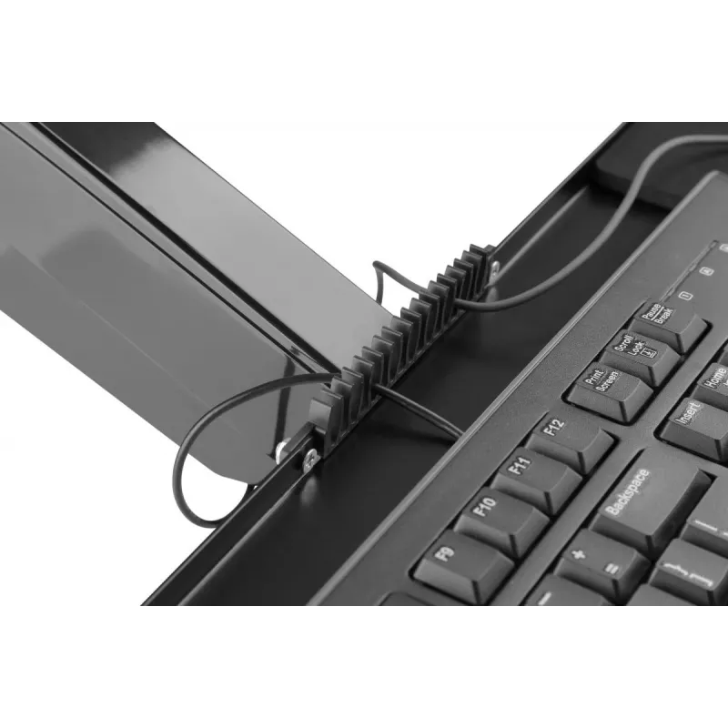 DIGITUS DA-90372 Sieninis stovas sėdėjimui ir stovėjimui, vienas monitorius, juodas, 17–32 col.