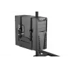 DIGITUS DA-90374 Mobilioji darbo stotis su monitoriaus laikikliu ir PC dėklu, iki 8 kg, 32 colių ekranui - juoda