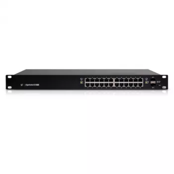 UBIQUITI NETWORKS EdgeSwitch 24 prievadų 250W valdomas PoE+ jungiklis