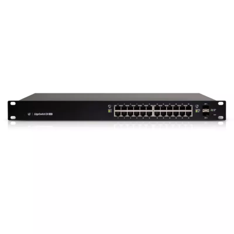 UBIQUITI NETWORKS EdgeSwitch 24 prievadų 250W valdomas PoE+ jungiklis