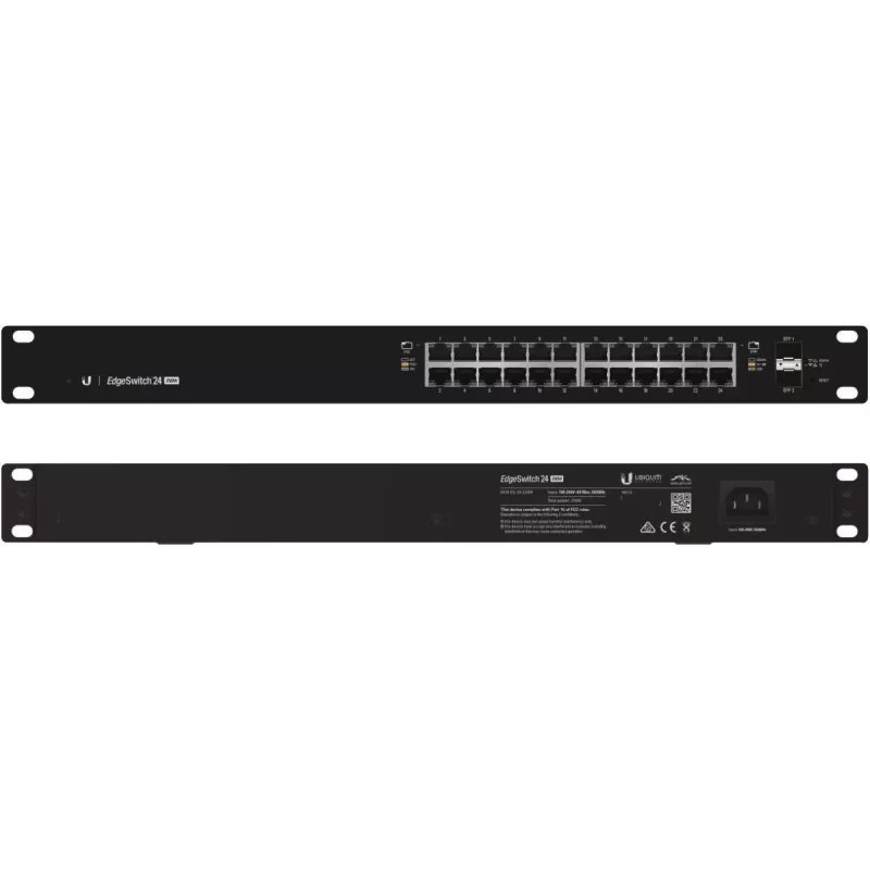 UBIQUITI NETWORKS EdgeSwitch 24 prievadų 250W valdomas PoE+ jungiklis