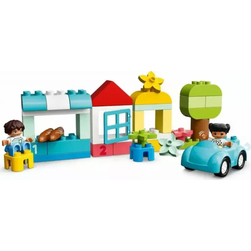 LEGO DUPLO dėžutė su kaladėlėmis 10913 – 65 spalvingų statybinių kaladėlių rinkinys mažiems vaikams nuo 1,5 metų