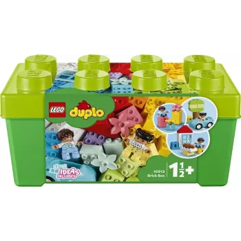 LEGO DUPLO dėžutė su kaladėlėmis 10913 – 65 spalvingų statybinių kaladėlių rinkinys mažiems vaikams nuo 1,5 metų
