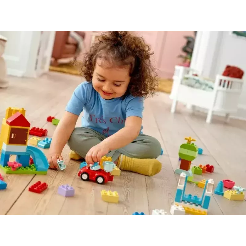 LEGO DUPLO 10914 Plytų dėžutė – 65 dalių konstravimo rinkinys mažyliams nuo 1,5 metų