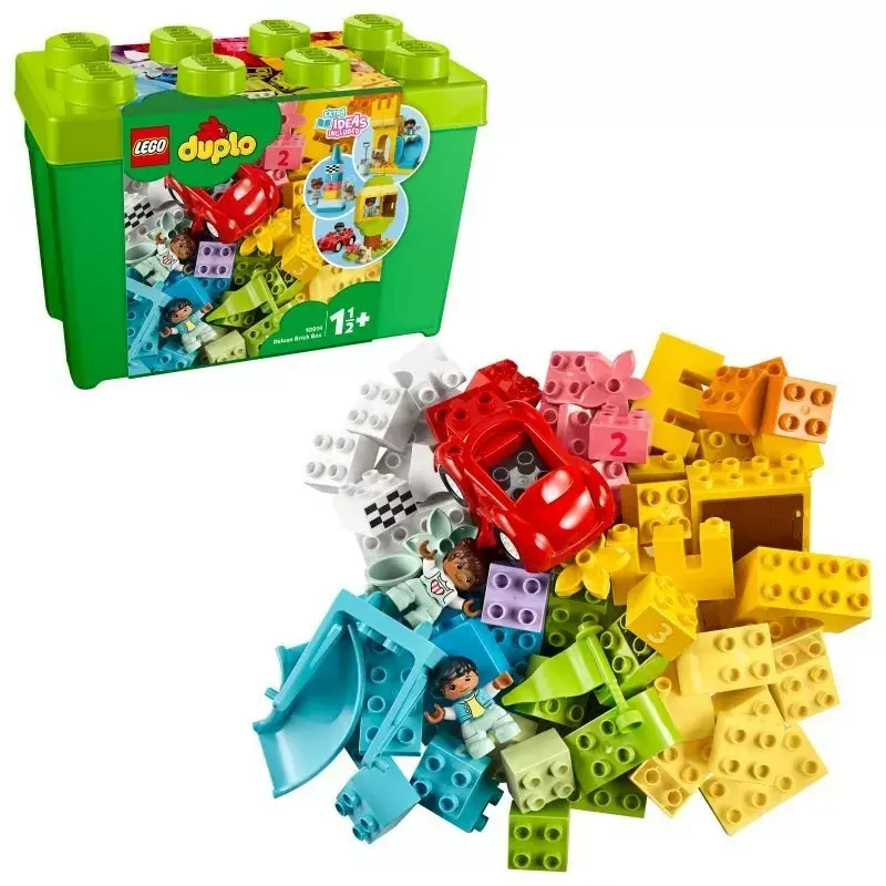 LEGO DUPLO 10914 Plytų dėžutė – 65 dalių konstravimo rinkinys mažyliams nuo 1,5 metų