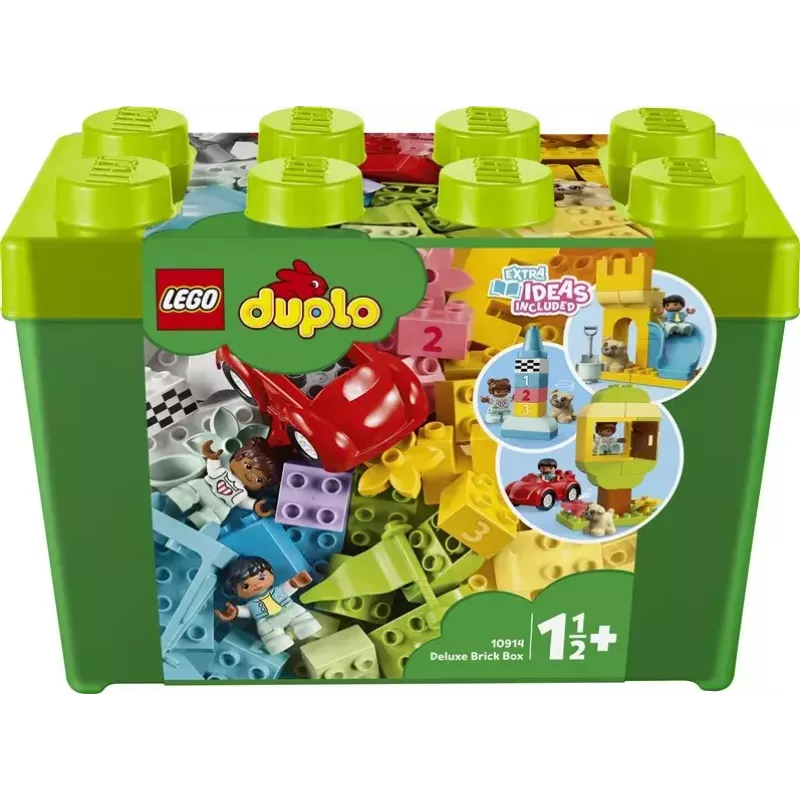 LEGO DUPLO 10914 Plytų dėžutė – 65 dalių konstravimo rinkinys mažyliams nuo 1,5 metų