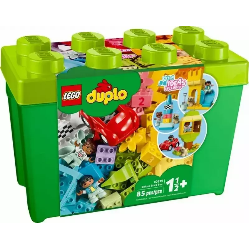 LEGO DUPLO 10914 Plytų dėžutė – 65 dalių konstravimo rinkinys mažyliams nuo 1,5 metų