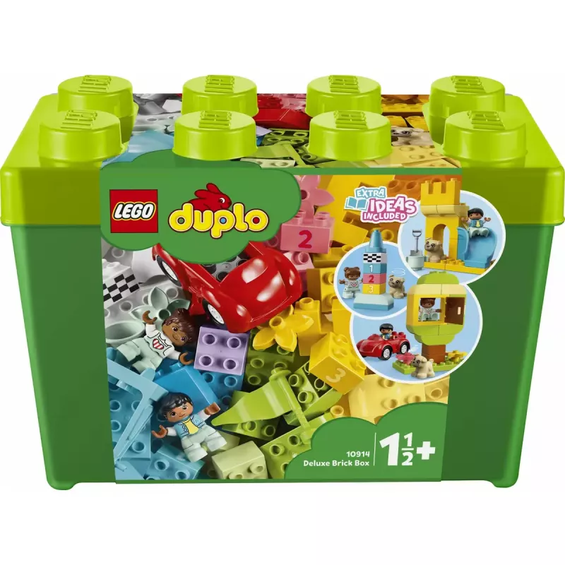 LEGO DUPLO 10914 Plytų dėžutė – 65 dalių konstravimo rinkinys mažyliams nuo 1,5 metų