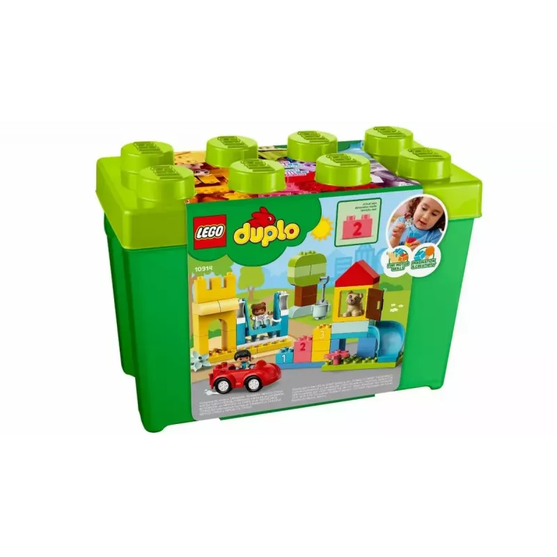 LEGO DUPLO 10914 Plytų dėžutė – 65 dalių konstravimo rinkinys mažyliams nuo 1,5 metų