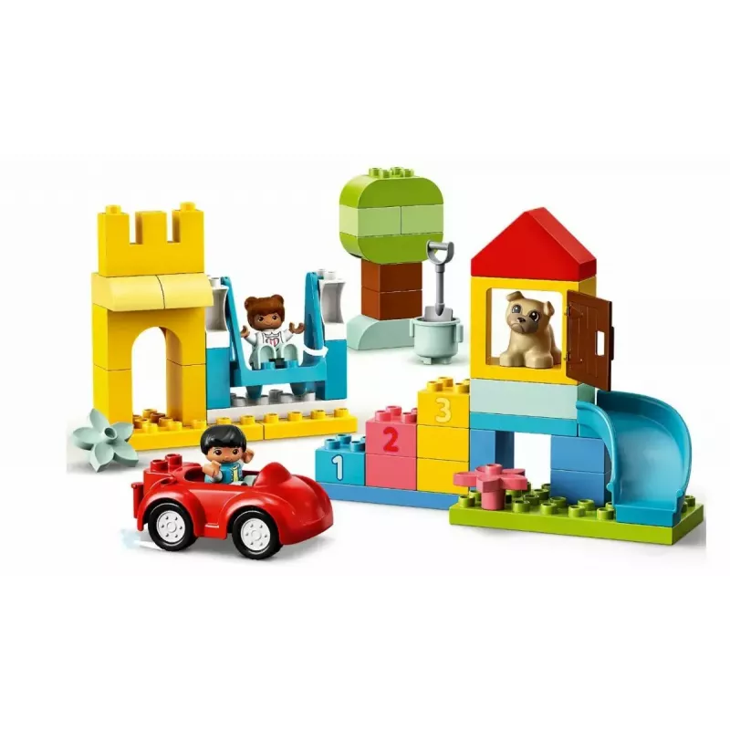 LEGO DUPLO 10914 Plytų dėžutė – 65 dalių konstravimo rinkinys mažyliams nuo 1,5 metų