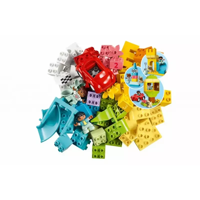 LEGO DUPLO 10914 Plytų dėžutė – 65 dalių konstravimo rinkinys mažyliams nuo 1,5 metų