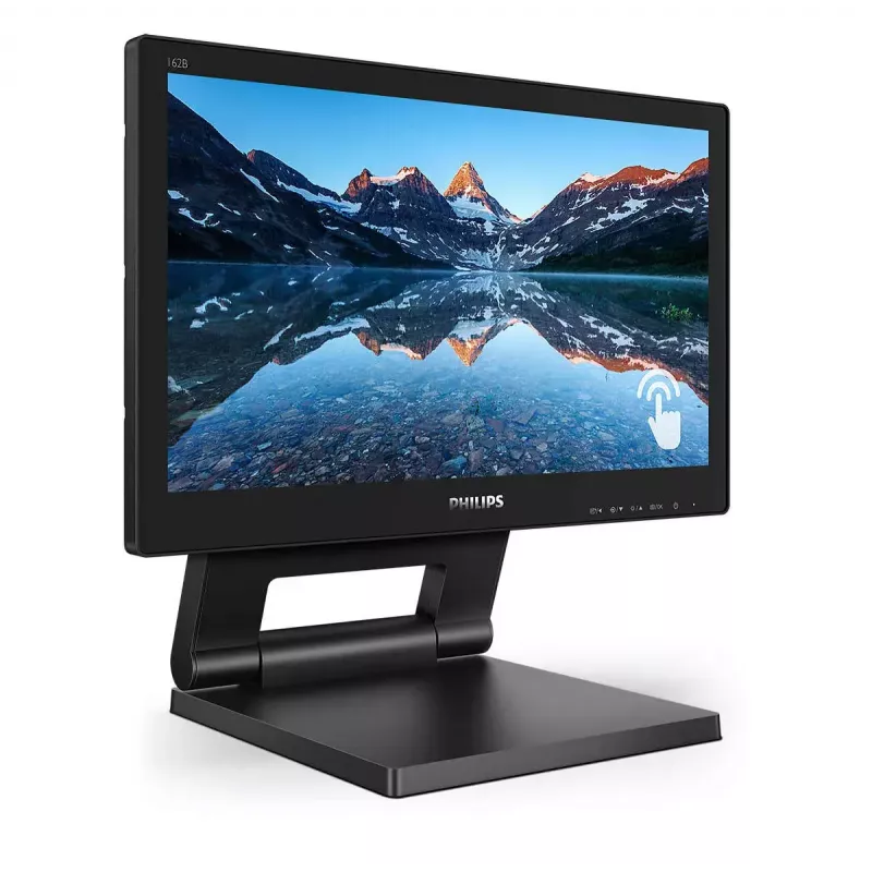 Philips 162B9T/00 kompiuterio monitorius 39,6 cm (15,6 colio) 1366 x 768 pikselių HD LCD jutiklinis ekranas juodas