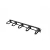Kabelių tvarkymo panelė LANBERG AK-1205-B, 1U, metalinė, 19 colių (482,6 mm) plotis, 80 mm gylis, juoda