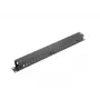 Kabelių tvarkymo panelė 1U metalinė 19 inch LANBERG AK-1201-B juoda