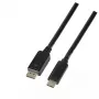 Vaizdo kabelio adapteris LogiLink UA0335 1,8 m USB Type-C DisplayPort juodas