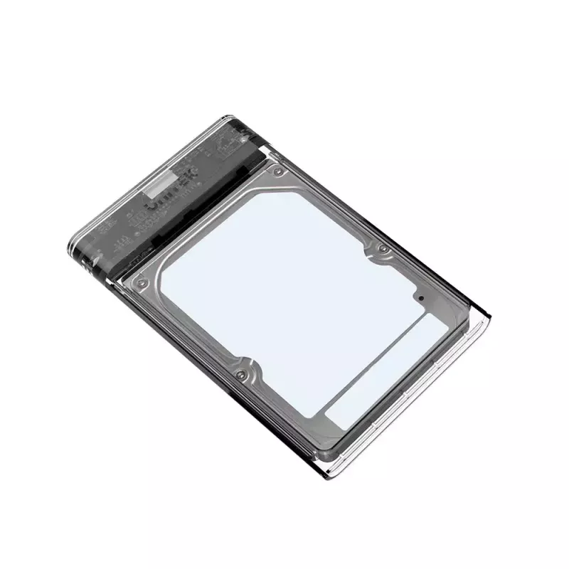 Unitek S1103A skaidrus 2,5 colio HDD/SSD dėklas SATA III, USB 3.1 Gen 1 (Micro-USB B)